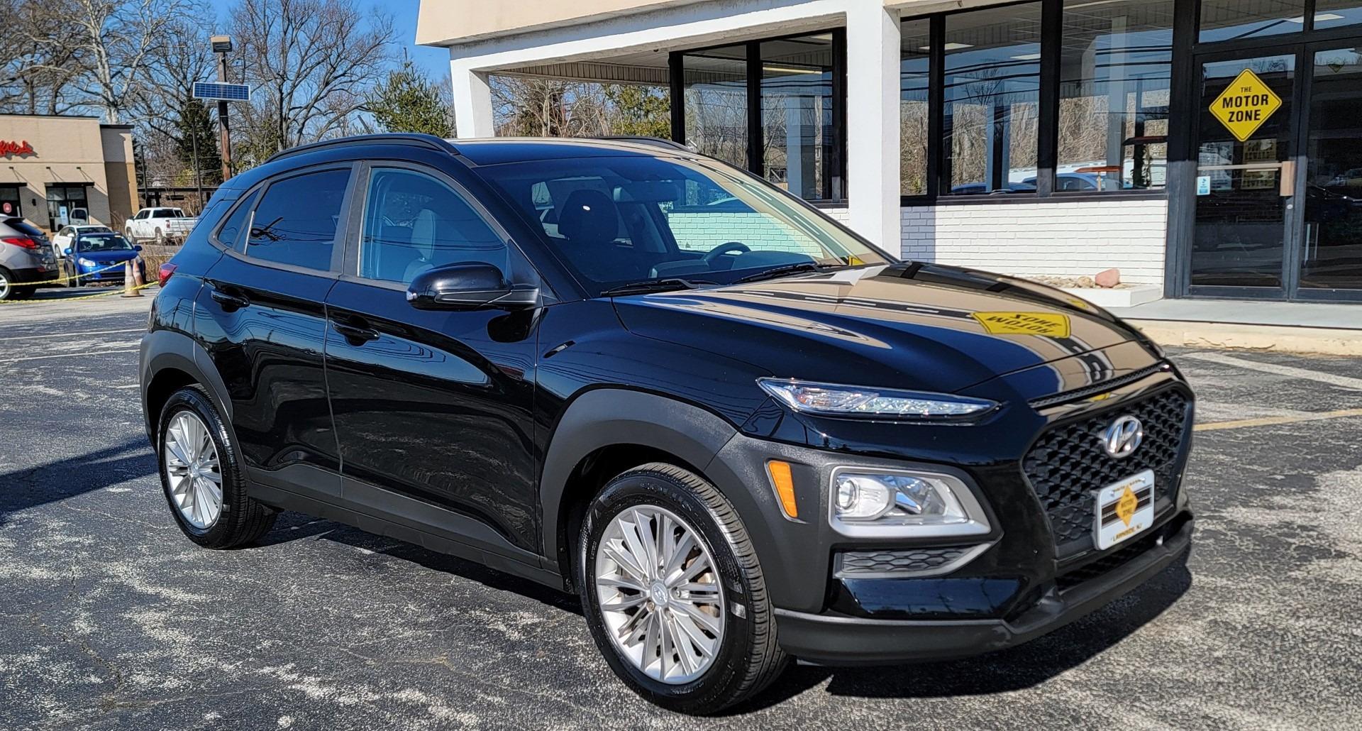 2018 BLACK /Black Hyundai Kona SEL (KM8K22AA0JU) with an 4-Cyl, 2.0 Liter engine, Automatic transmission, located at 341 N White Horse Pike, Lawnside, NJ, 08045, (856) 262-9500, 39.855621, -75.027451 - Photo#0